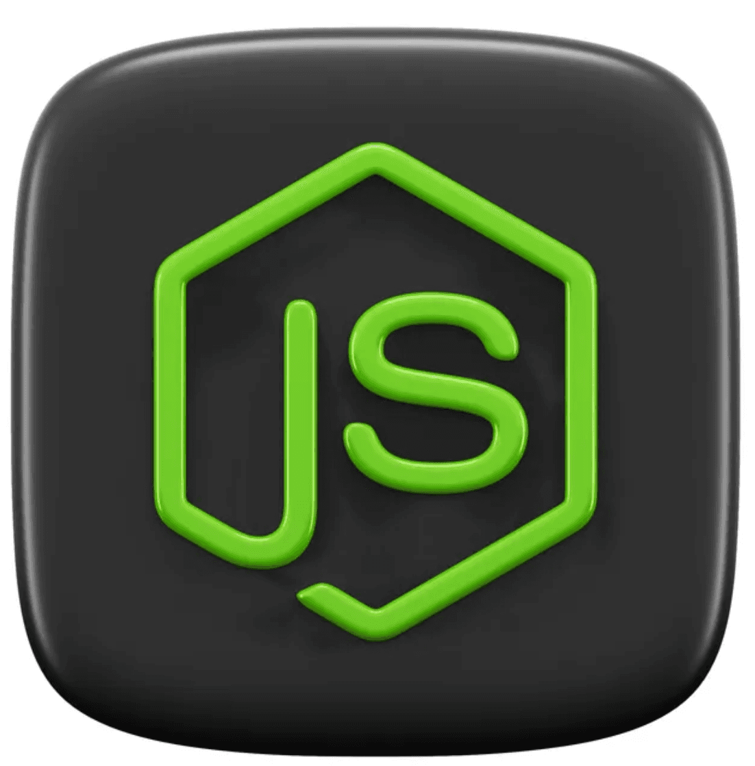 Node.js icône de technologie