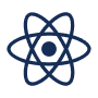 React Native icône de technologie