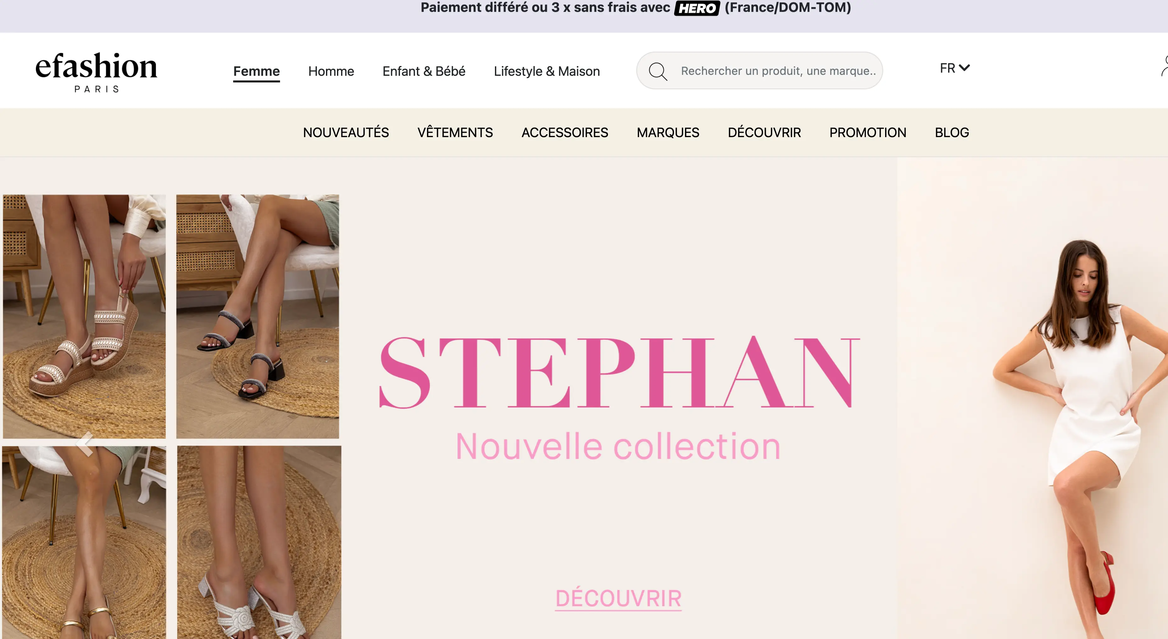 EfashionParis B2B Marketplace plate-forme - Aperçu du projet